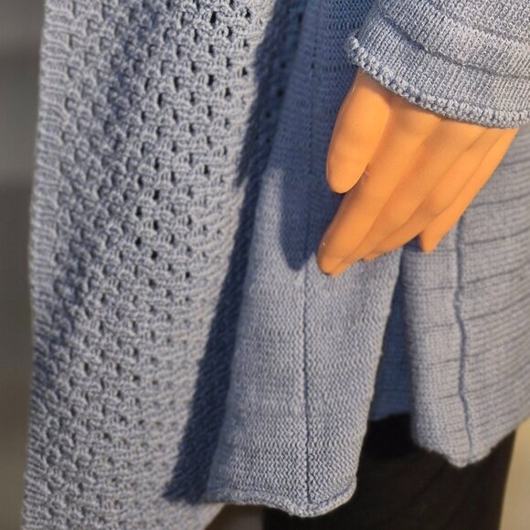 ARCHITECT Cardigan knit sweater, Blue in size 2XL - Picture 5 of 16